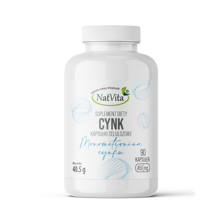 Cynk (Monometionina cynku) kapsułki 450mg - zdjęcie produktu