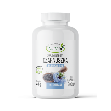 Nigellin Czarnuszka ekstrakt kapsułki 400mg - zdjęcie produktu