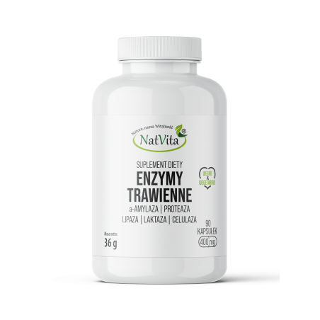 Digezyme Enzymy Trawienne w kapsułkach 400mg - zdjęcie produktu