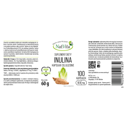 Inulina kapsułki 600mg