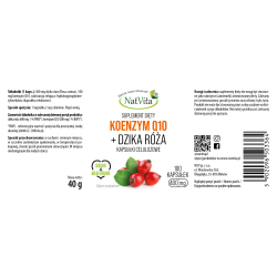 Koenzym Q10 + Dzika Róża kapsułki 400mg