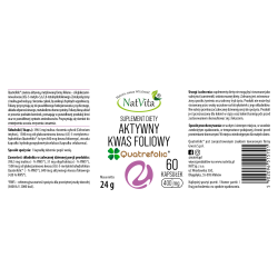 Kwas Foliowy Quatrefolic (aktywny) kapsułki 400mg