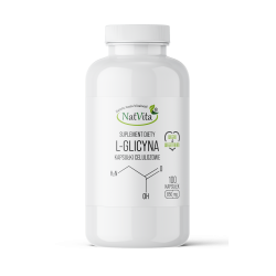 L-Glicyna (kwas aminooctowy 99,26%) kapsułki 850mg