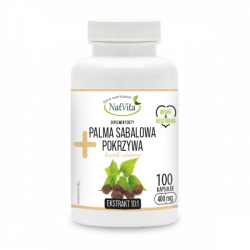 Palma Sabalowa + Pokrzywa ekstrakt kapsułki 450mg