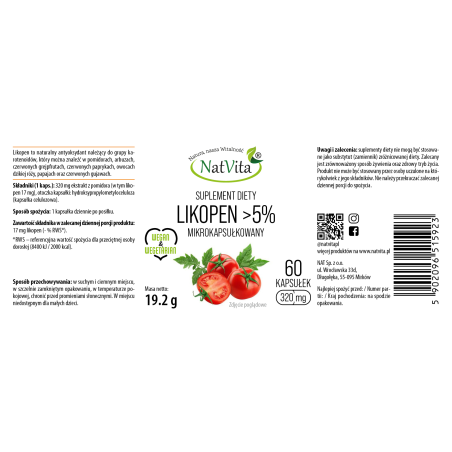 LIKOPEN MIKROKAPSUŁKOWANY kapsułki 320mg - zdjęcie produktu