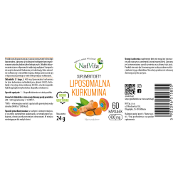 KURKUMINA liposomalna kapsułki 400mg