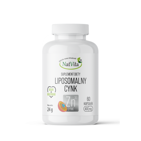 Cynk liposomalny kapsułki 400mg - zdjęcie produktu