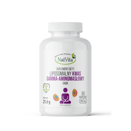 GABA KWAS GAMMA-AMINOMASŁOWY liposomalny kapsułki 360mg - zdjęcie produktu