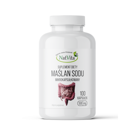 Maślan sodu mikrokapsułkowany kapsułki 500mg - zdjęcie produktu