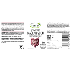 Maślan sodu mikrokapsułkowany kapsułki 500mg