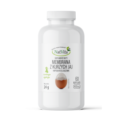 BŁONA SKORUPOWA ESM (membrana jaj kurzych) kapsułki 400mg