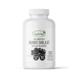 Mumio Shilajit ekstrakt 20-30 % kwas fulwowy kapsułki 350mg