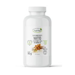 Natto wit. K2 MK7 + ekstrakt z alg wit. D3 tableki 1000mg