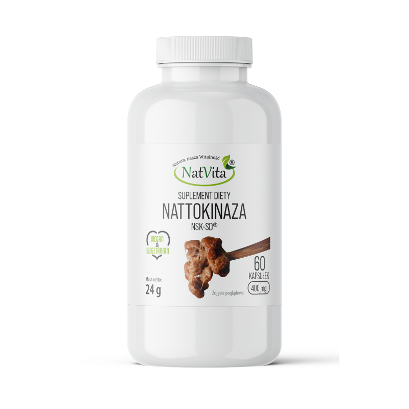 Nattokinaza NSK-SD kapusłki 400mg
