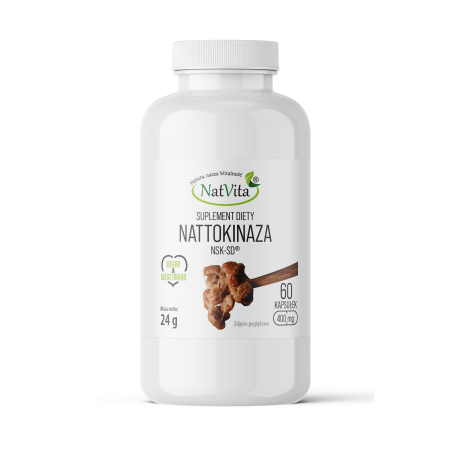 Nattokinaza NSK-SD kapusłki 400mg - zdjęcie produktu