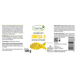 Omega 3 EPA, DHA kapsułki softgel 1000mg