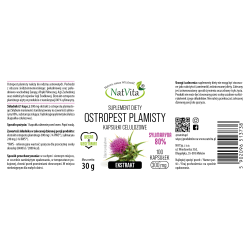 Ostropest Plamisty ekstrakt kapsułki 300mg