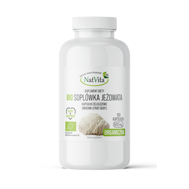 Soplówka Jeżowata BIO kapsułki 500mg