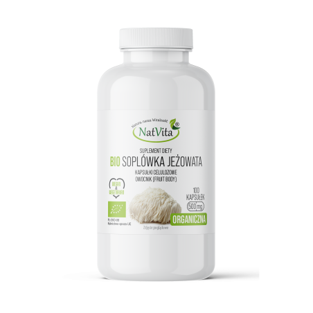 Soplówka Jeżowata BIO kapsułki 500mg - zdjęcie produktu
