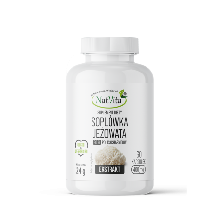 Soplówka Jeżowata ekstrakt 30% kapsułki 400mg - zdjęcie produktu