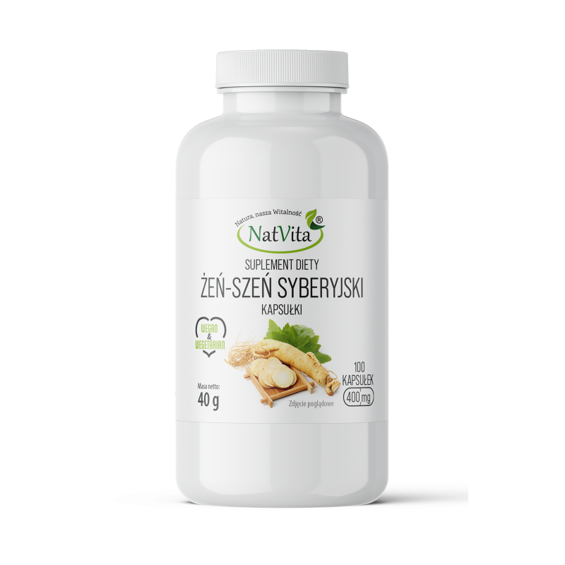 Żeń-Szeń syberyjski kapsułki 400mg