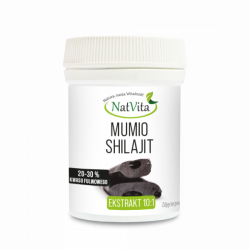Mumio Shilajit ekstrakt 20-30 % kwas fulwowy