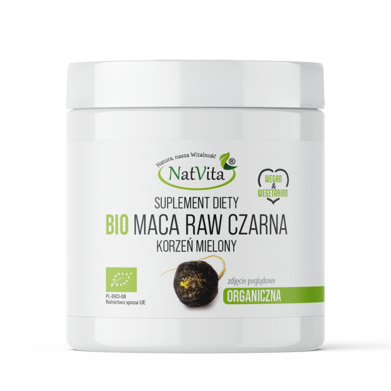 Maca BIO RAW czarna mielona