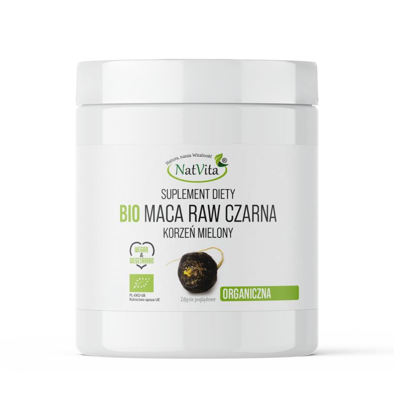 Maca BIO RAW czarna mielona