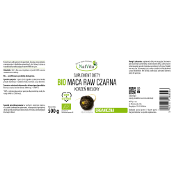 Maca BIO RAW czarna mielona