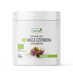 Maca BIO RAW czerwona mielona