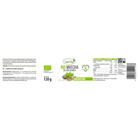 Matcha BIO herbata zielona - zdjęcie produktu