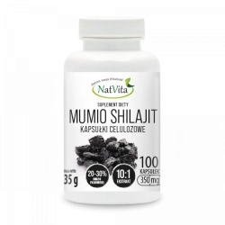 Mumio Shilajit ekstrakt 10:1 kapsułki 350mg