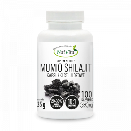 Mumio Shilajit ekstrakt 10:1 kapsułki 350mg