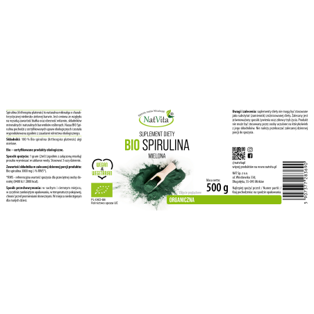 Spirulina BIO mielona - zdjęcie produktu
