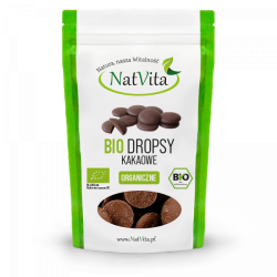 Kakaowe Dropsy Bio 100% masy kakaowej