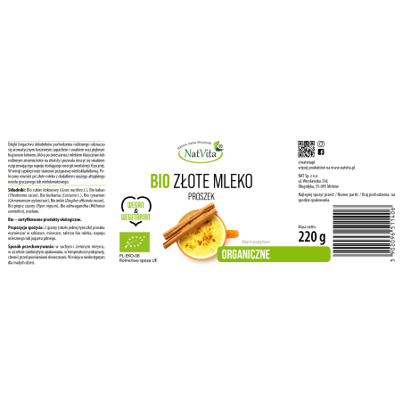 Złote Mleko BIO - zdjęcie produktu