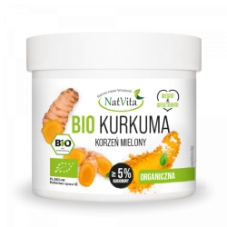 Kurkuma BIO korzeń mielony 5% kurkuminy