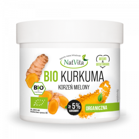 Kurkuma BIO korzeń mielony 5% kurkuminy