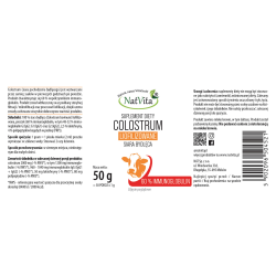 Colostrum 60% Ig liofilizowane