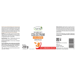Colostrum 60% Ig liofilizowane