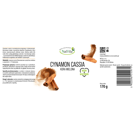 Cynamon Cassia mielony - zdjęcie produktu