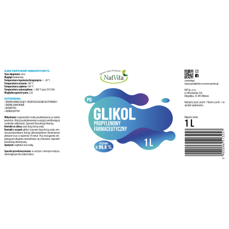 Glikol propylenowy USP/EP 99,99% - zdjęcie produktu