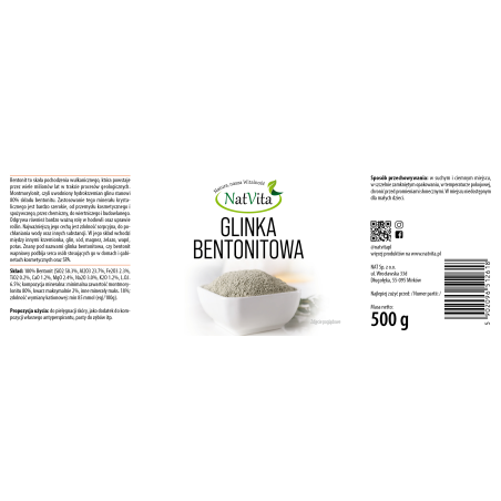 BENTONIT (glinka bentonitowa) - zdjęcie produktu