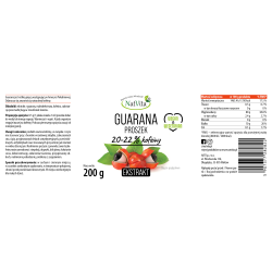 Guarana ekstrakt 20-22%