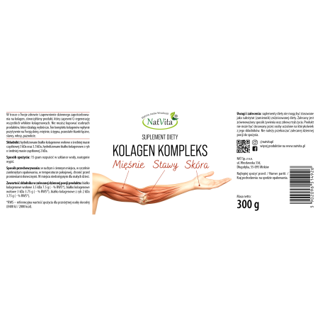 Kolagen Kompleks (mięśnie + stawy + skóra) proszek - zdjęcie produktu
