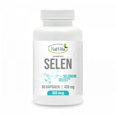 Selen - Selenium Select 300 mcg kapsułki