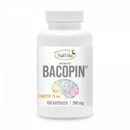 Bacopin ekstrakt 20% bakozydów kapsułki