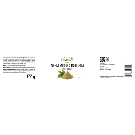 Neem liście mielone - zdjęcie produktu
