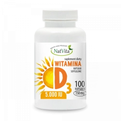 Witamina D3 Mk7 5000 UI kapsułki 150mg