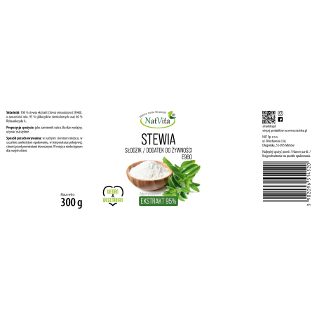 Stewia ekstrakt 95% - zdjęcie produktu